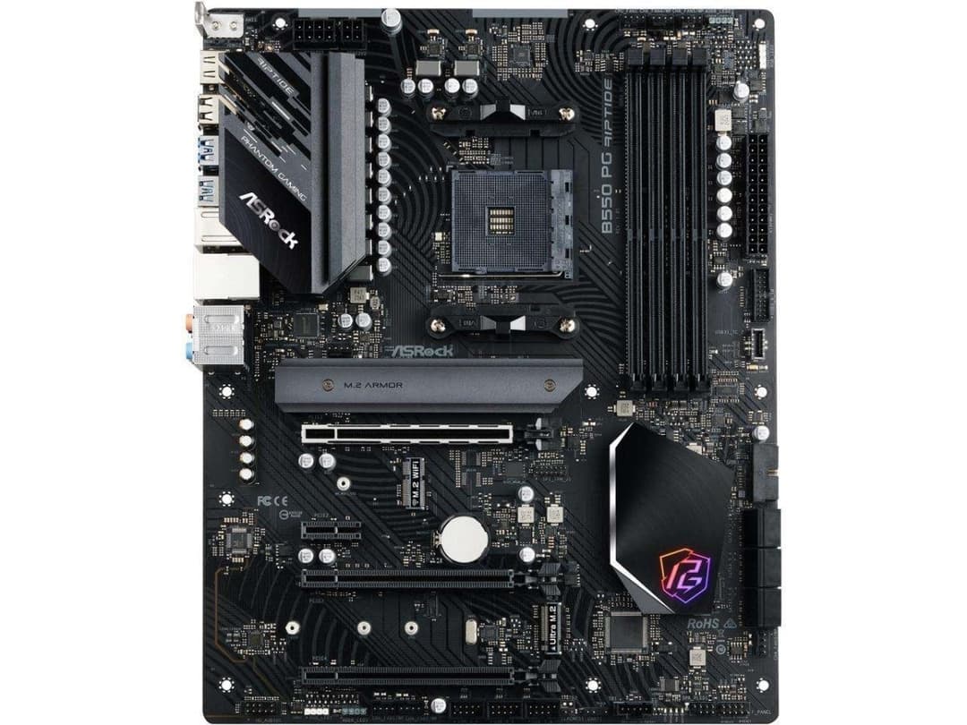 Open Box - ASRock B550 PG RIPTIDE AM4 ATX AMD Motherboard - Image 2