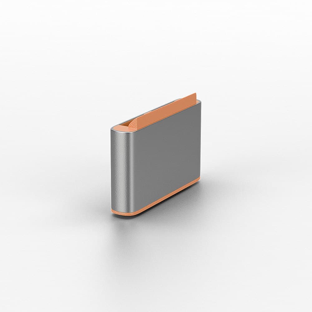 Lindy USB Type C Port Blockers (Without Key) - Pack of 10, Orange - Image 3