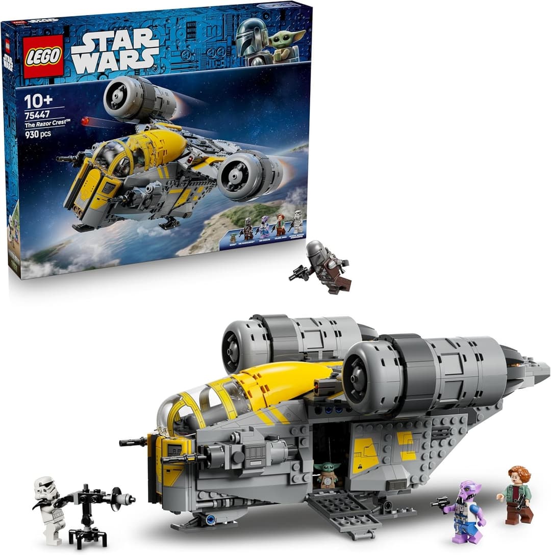 LEGO Star Wars The Razor Crest 75447 930 Pieces Building Set - Grey - Image 1