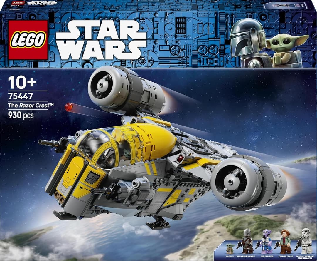 LEGO Star Wars The Razor Crest 75447 930 Pieces Building Set - Grey - Image 9
