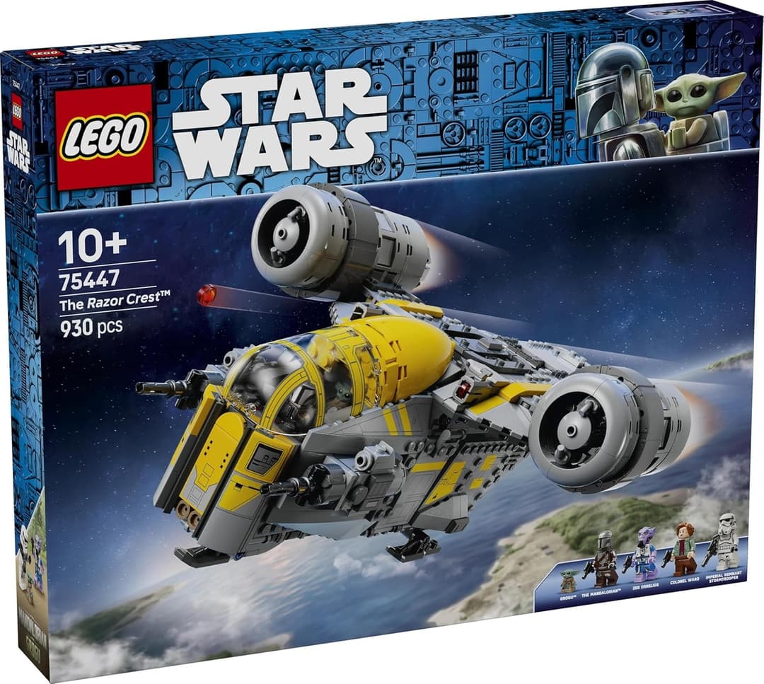 LEGO Star Wars The Razor Crest 75447 930 Pieces Building Set - Grey - Image 10