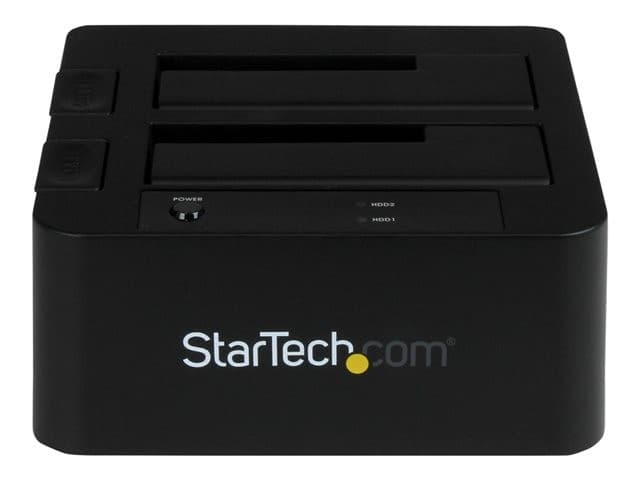 StarTech SDOCK2U33EB Dual-Bay Docking Station Black