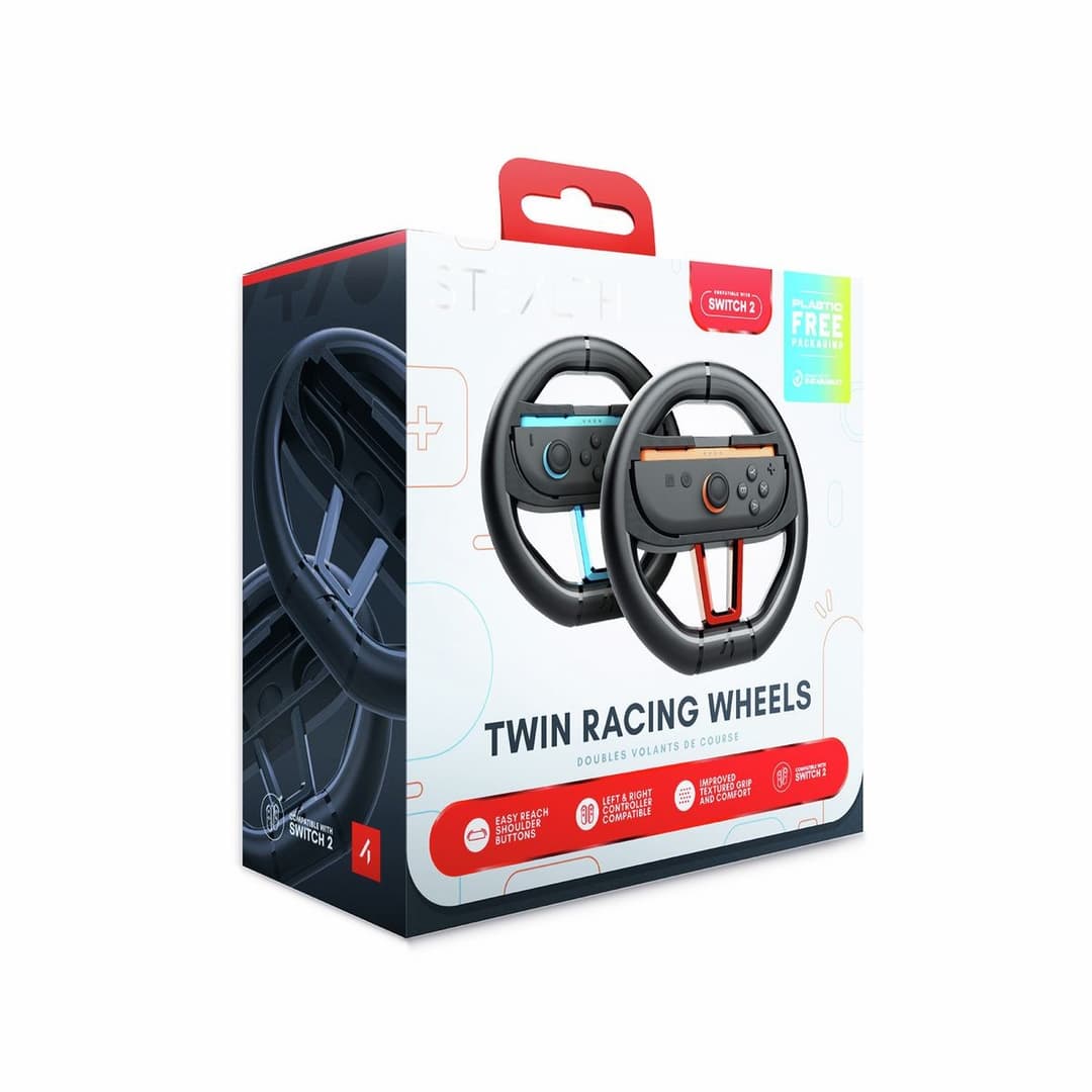 STEALTH Twin Racing Wheels for Nintendo Switch 2 – 2 Pack - Image 2
