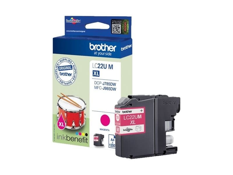 Brother LCLC22UM - XL - magenta - original - ink cartridge