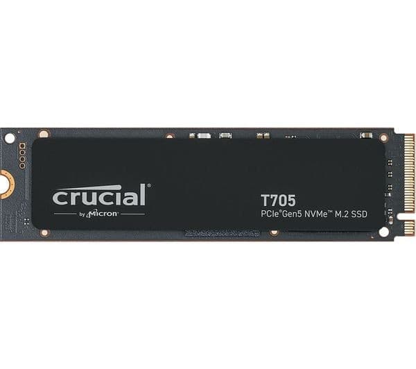 Crucial T705 PCIe Gen5 NVMe M.2 2280 Internal SSD (Non-Heatsink) - 4TB - Image 1