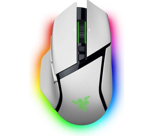 Razer Basilisk V3 Pro 35K Wireless Gaming Mouse White - Image 1