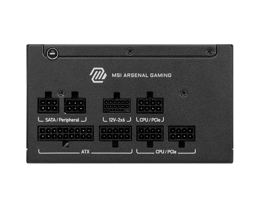 MSI MAG A650GLS PCIE5 power supply unit 650 W 24-pin ATX ATX Black - Image 2