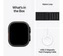 Apple Watch Ultra 3 GPS + Cellular 49mm Black Titanium Case with Black Alpine Loop - Medium thumbnail 9