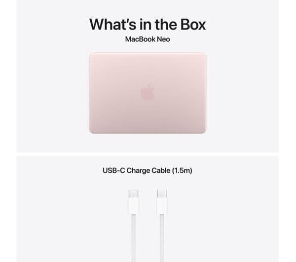 Apple MacBook Neo 13" A18 Pro 8GB 512GB Blush - Image 10