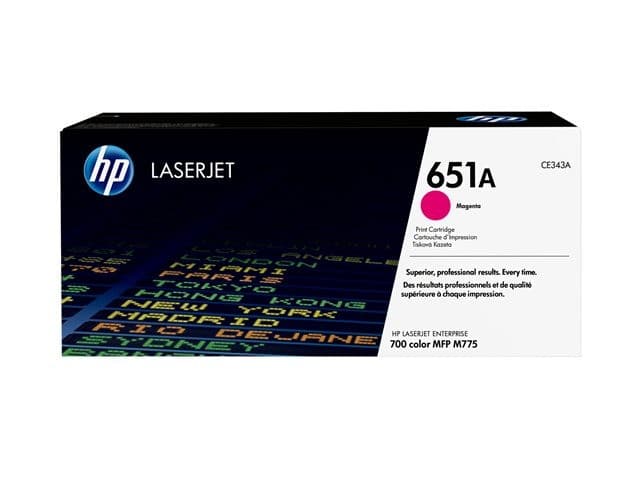 HP 651A CE343A Original HP LaserJet Toner Cartridge - Magenta - Image 2