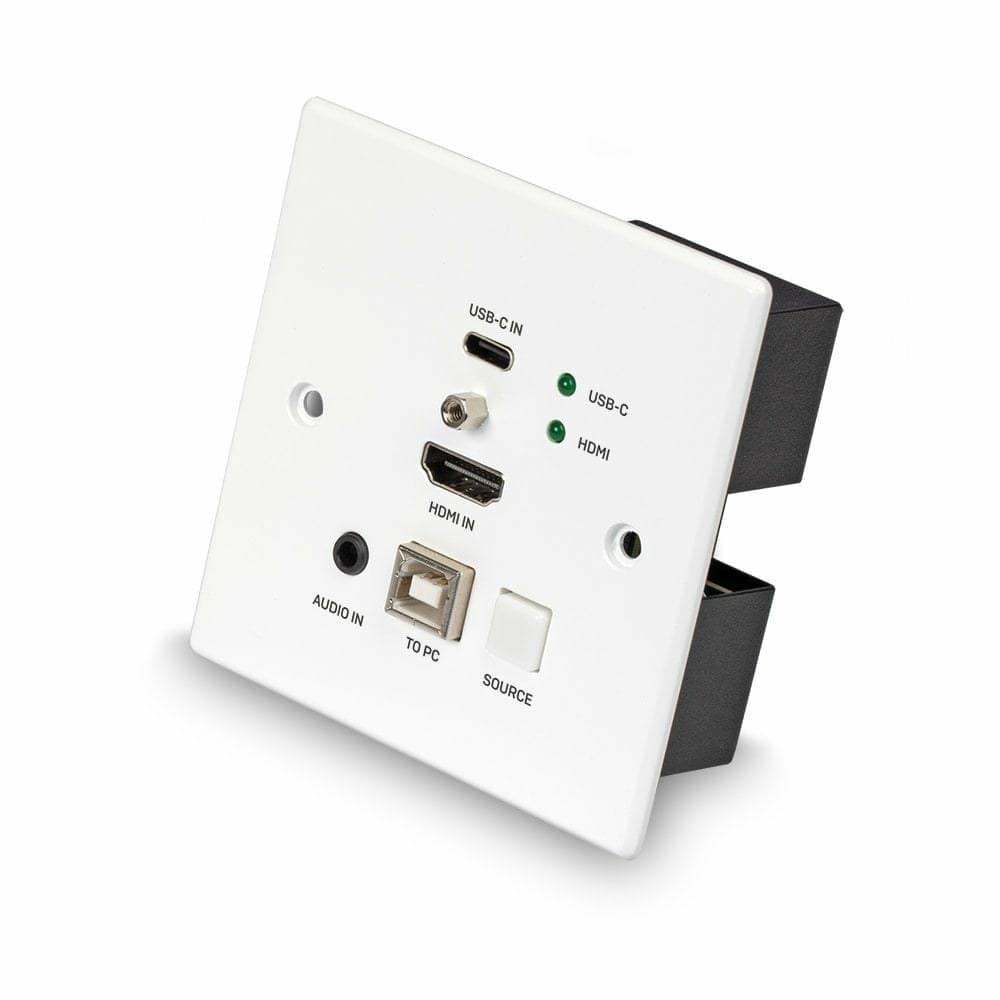 Lindy 150m Cat.6 HDMI 4K60 & Type C HDBaseT UK Wall Plate KVM Extender, Transmitter - Image 4