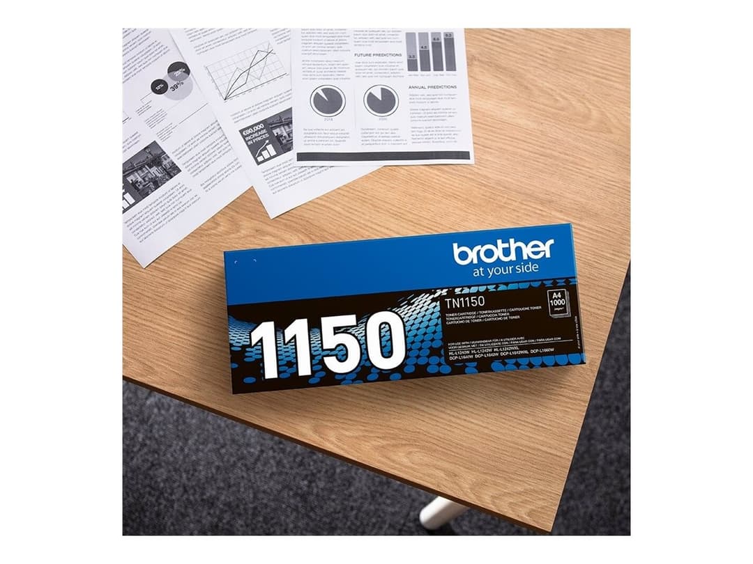 Brother TN1150 - black - original - toner cartridge - Image 1