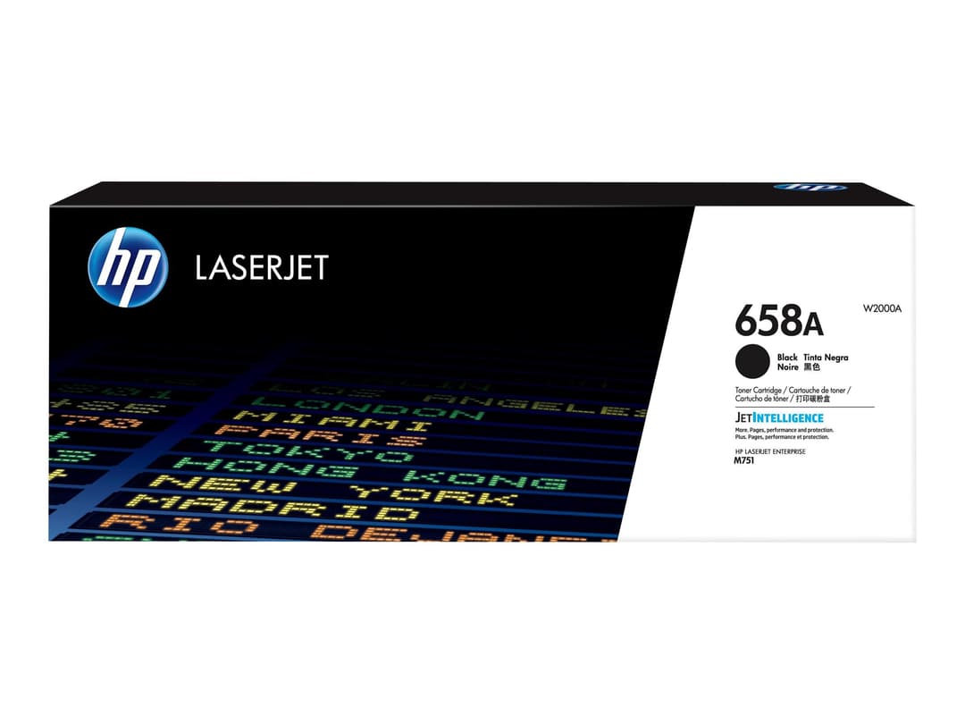 HP 658A Original LaserJet Toner Cartridge - Black (W2000A) - Image 1