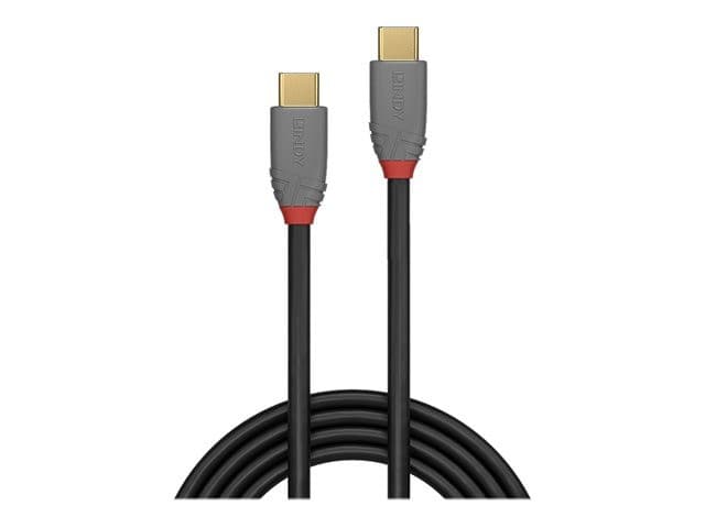 Lindy Anthra Line USB-C to USB-C Cable USB 3.2 Gen 2x2 20Gbps 100W PD 4K60 1.5m Black - Image 3