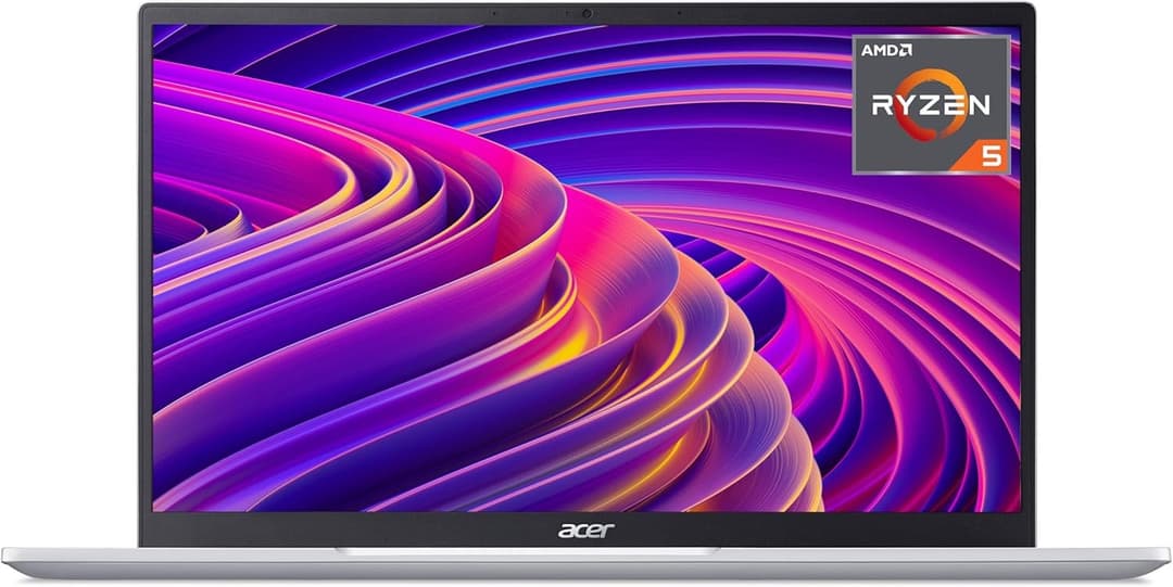 Acer Swift 3 SF314-43 Ryzen 5 5500U 16GB RAM 512GB SSD 14" Full HD Windows 11 Laptop Silver - Image 1