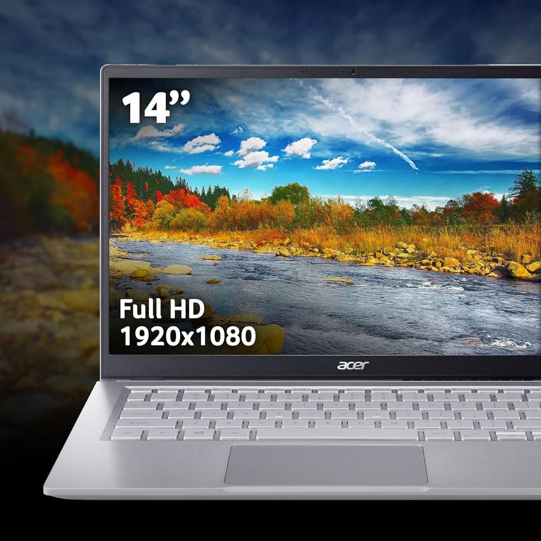 Acer Swift 3 SF314-43 Ryzen 5 5500U 16GB RAM 512GB SSD 14" Full HD Windows 11 Laptop Silver - Image 3