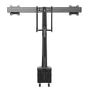 StarTech.com Desk Mount Dual Monitor Arm - Ergonomic Dual Monitor VESA Mount 32" (17.6lb) Displays - Crossbar Handle for Synchronized Full Motion - Height Adjustable - C-Clamp/Grommet thumbnail 2