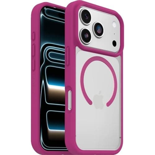 OtterBox React MagSafe Case for iPhone 18 Pro/17 Pro, Clear/Pink - Image 2