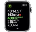 APPLE Watch Series 5 - Silver Aluminium with White Sports Band, 44 mm thumbnail 3