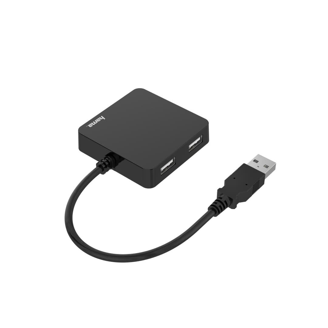 Hama 00200121 interface hub USB 2.0 480 Mbit/s Black - Image 2