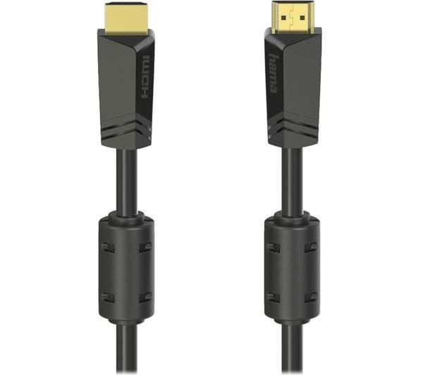 Hama 00205009 High Speed HDMI Cable with Ethernet, 4K, Gold-Plated - 10m