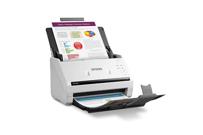 Epson WorkForce DS-770II A4 Sheet-fed Document Scanner, 600 x 600 DPI, USB 3.0 - Black/White - Image 3