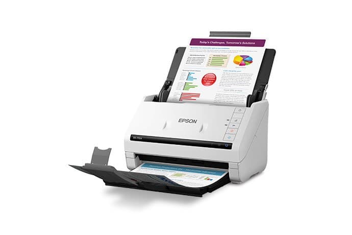 Epson WorkForce DS-770II A4 Sheet-fed Document Scanner, 600 x 600 DPI, USB 3.0 - Black/White - Image 4