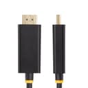 StarTech.com 6.6ft (2m) DisplayPort to HDMI Adapter Cable, 4K 60Hz with HDR, DP to HDMI 2.0b, Active Video Converter, DisplayPort Desktop to HDMI Monitor thumbnail 3