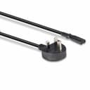 Lindy 1m UK 3 Pin Plug To IEC C7 Mains Power Cable, Black thumbnail 3