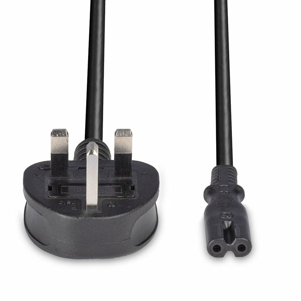 Lindy 1m UK 3 Pin Plug To IEC C7 Mains Power Cable, Black - Image 4