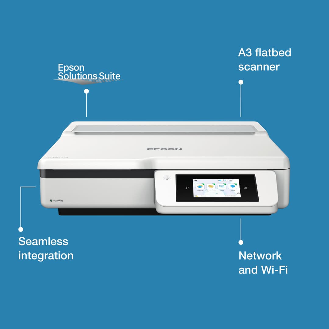 Epson WorkForce DS-51000WN A3 Networked Wi-Fi Flatbed Document Scanner - Image 1