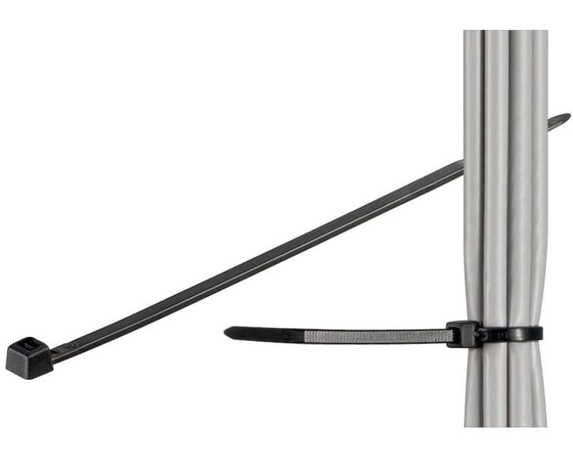 Cable tie 100pcs Black 203mm - Image 1