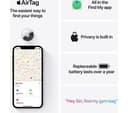 Apple AirTag (1st Generation) 4 Pack Silver thumbnail 2