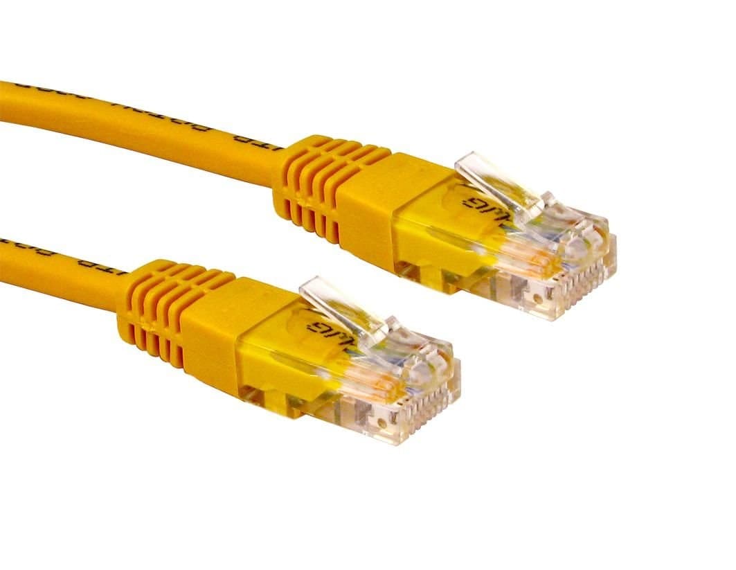 Cables Direct 4m Cat5e U/UTP Patch Cable - Yellow