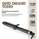 ghd Chronos Curve Grand Tong 32mm Hair Curler Curl-Responsive Technology 185°C 2.7m Cable - Black thumbnail 3
