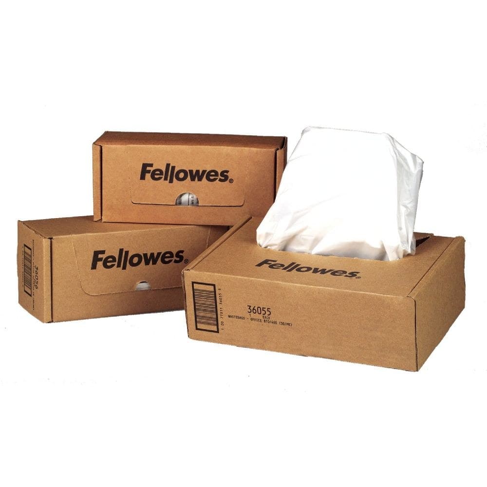 Fellowes 36052 28 Litre Shredder Bags 100pk - Image 1