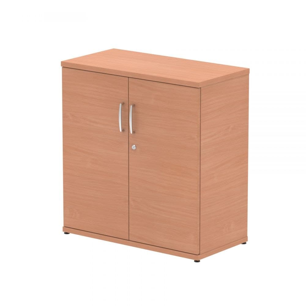 Dynamic Impulse 800mm High Lockable Cupboard Beech (W800 x D400 x H800mm) - Image 1