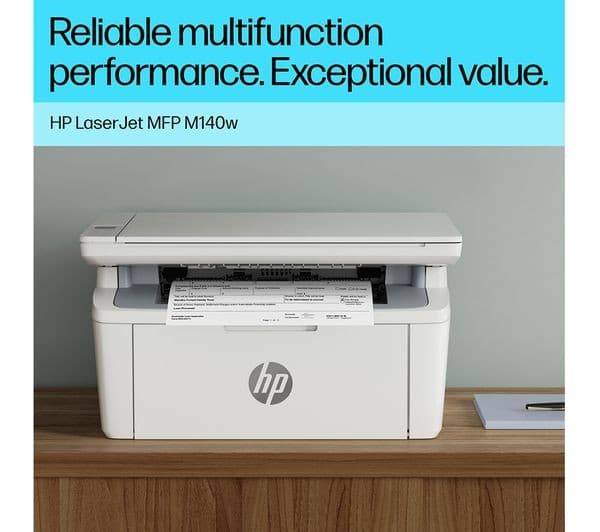 HP LaserJet M140W Monochrome All-in-One Wireless Printer - Image 3