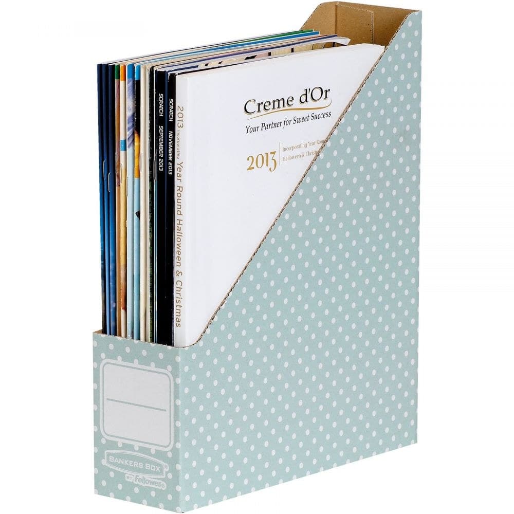 Bankers Box FSC Magazine File A4 Green/White 4481501 Pack of 10