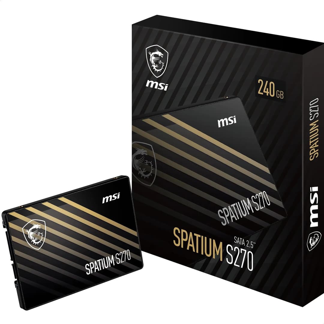 MSI SPATIUM S270 SATA 2.5 240GB - Black/White - Image 1