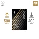 MSI SPATIUM S270 SATA 2.5 240GB - Black/White thumbnail 4