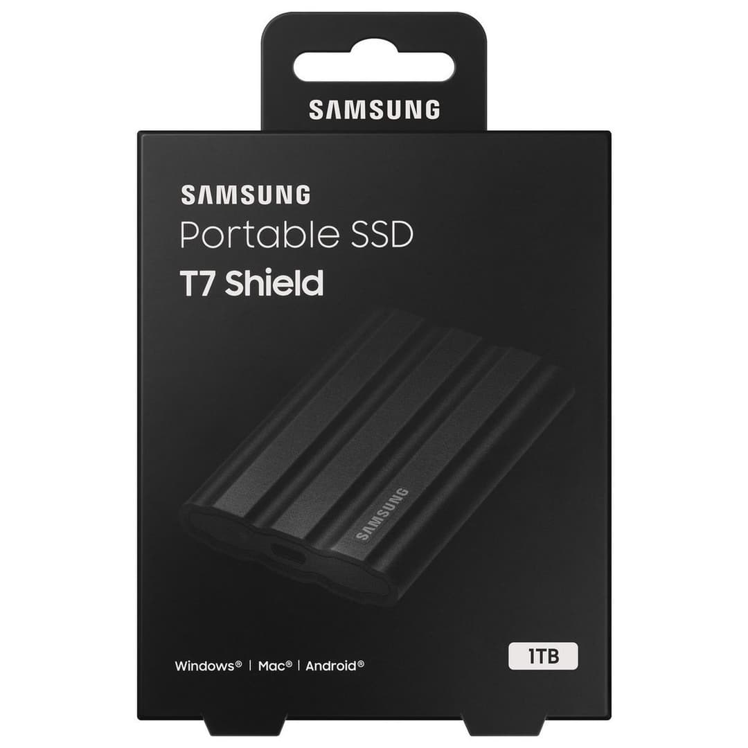 Samsung T7 Shield Portable SSD USB 3.2 Gen 2 1TB - Black - Image 8