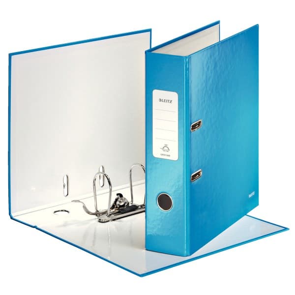 Leitz Lever Arch File 180° WOW POB/Laminated A4/80mm - Image 1