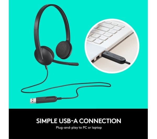 LOGITECH H340 USB Headset - Image 4