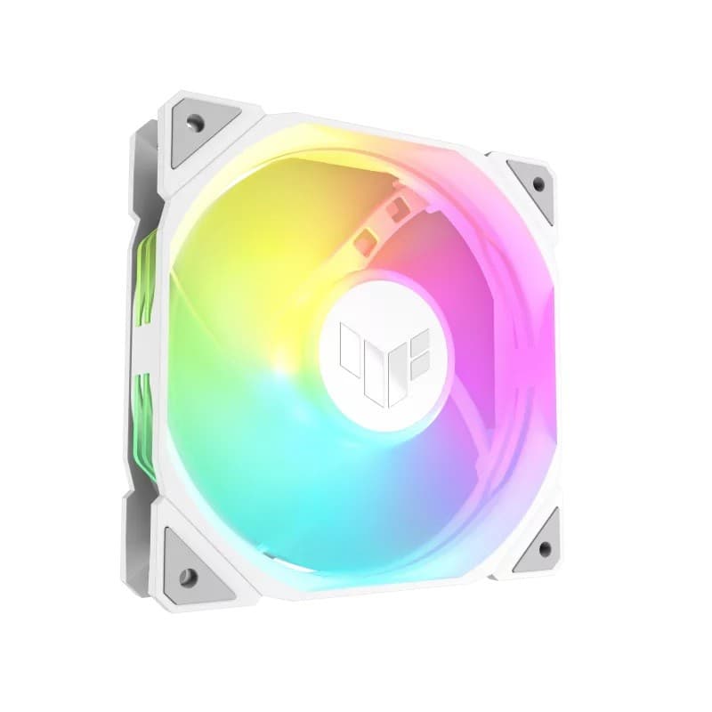 ASUS TUF Gaming TR120 ARGB 120mm PWM Case Fan White - 3-Pack - Image 8