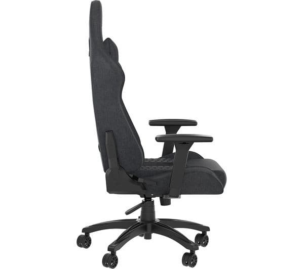 Corsair TC100 RELAXED Gaming Chair Grey & Black - Image 3