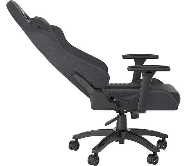 Corsair TC100 RELAXED Gaming Chair Grey & Black - Image 5
