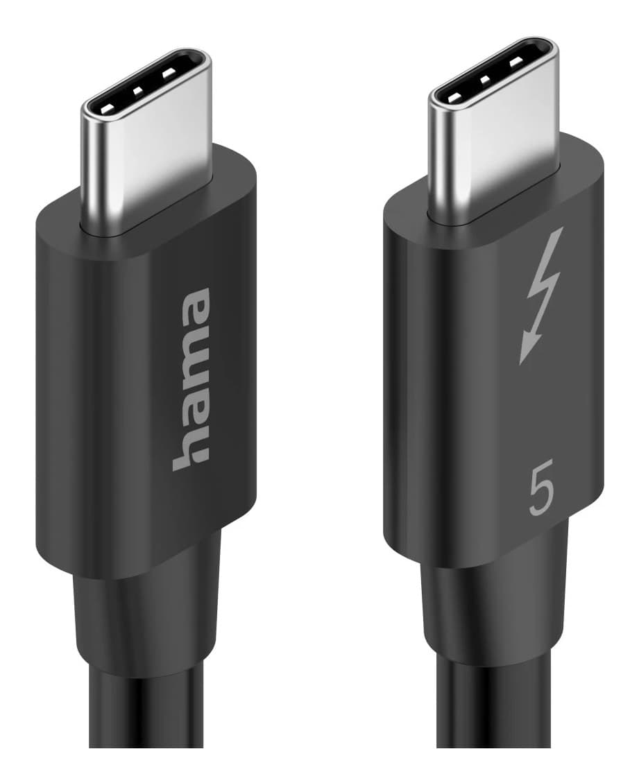 Hama 00200796 USB-C to USB-C Cable, 80 Gbit/s, 240 W, 1 m, Black - Image 3