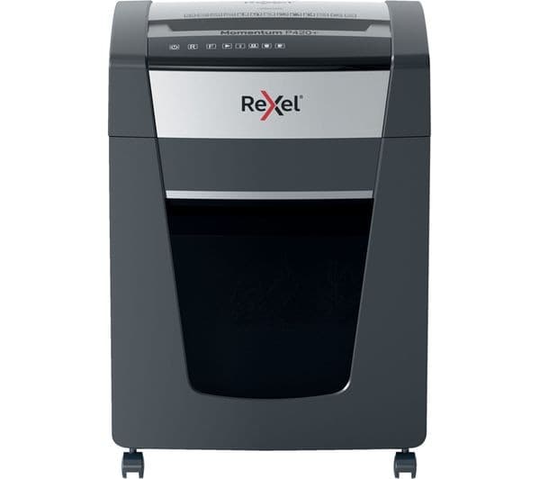 REXEL Momentum P420+ Cross Cut Paper Shredder - Image 1