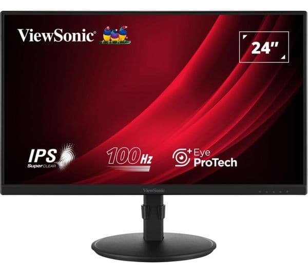 VIEWSONIC VA2408-HDJ Full HD 24" LED Monitor - Black - Image 1